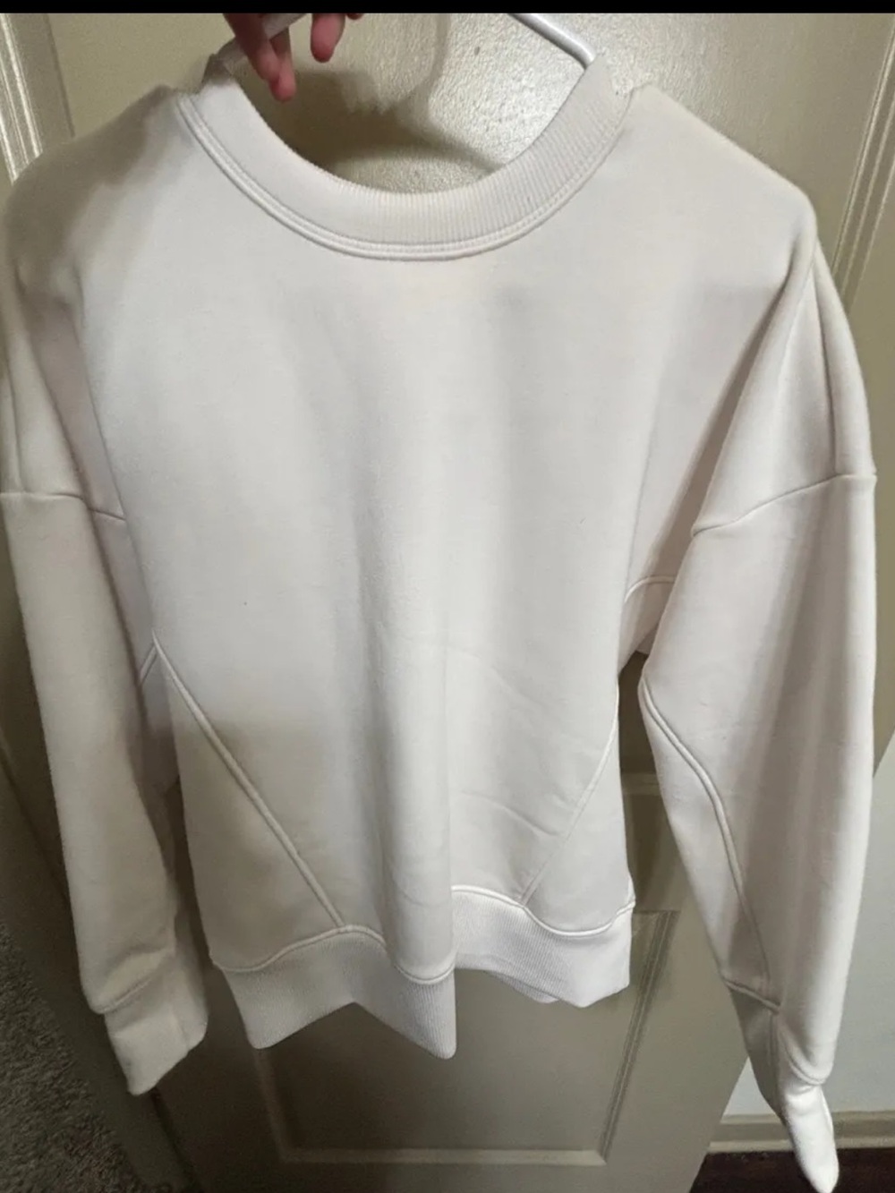 CALIA by Carrie Underwood Cream Crewneck Sweatshirt
